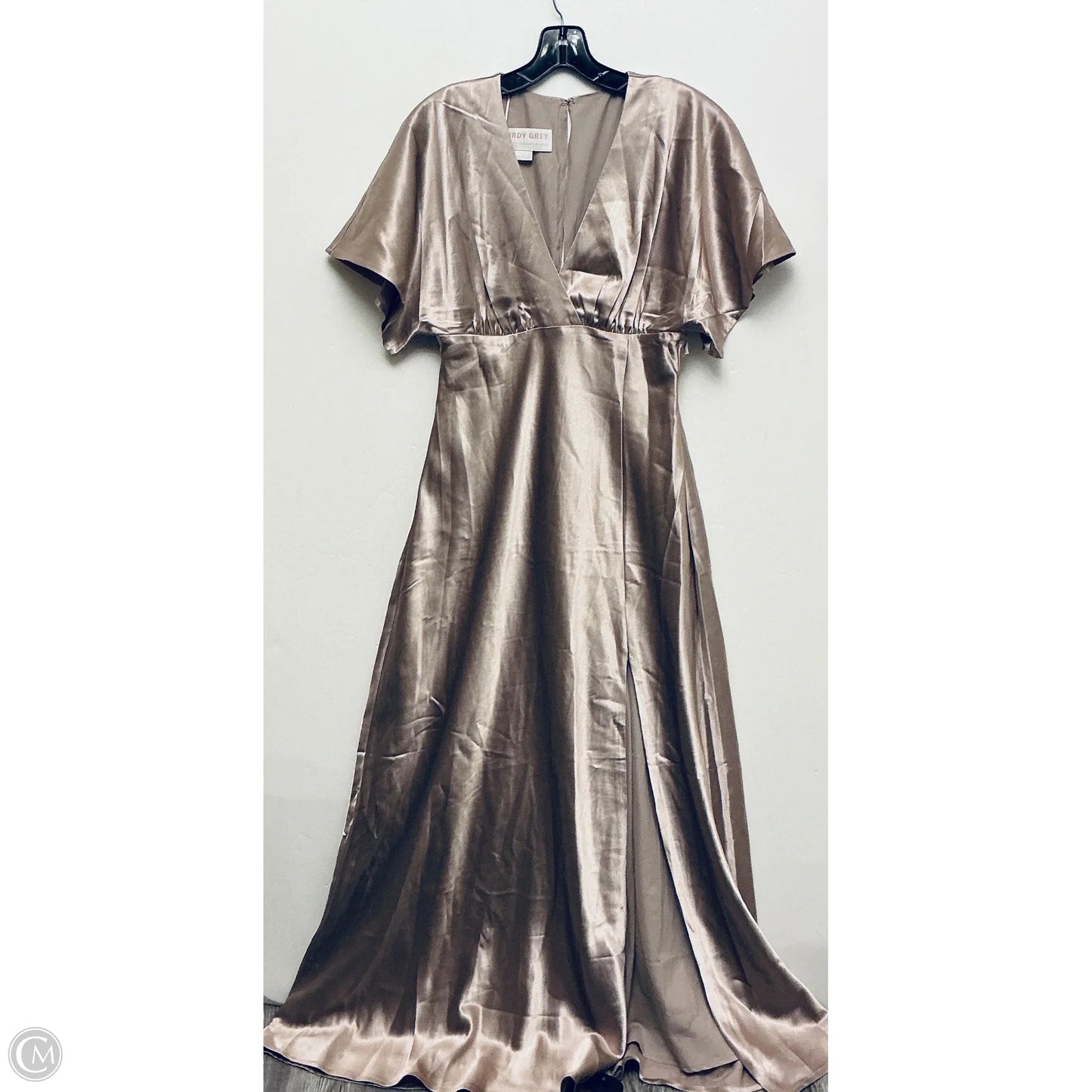 Dress Party Long By Clothes Mentor In Bronze, Size: S