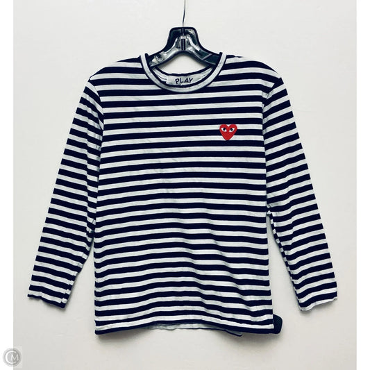 Top Long Sleeve By Clothes Mentor In Striped Pattern, Size: M