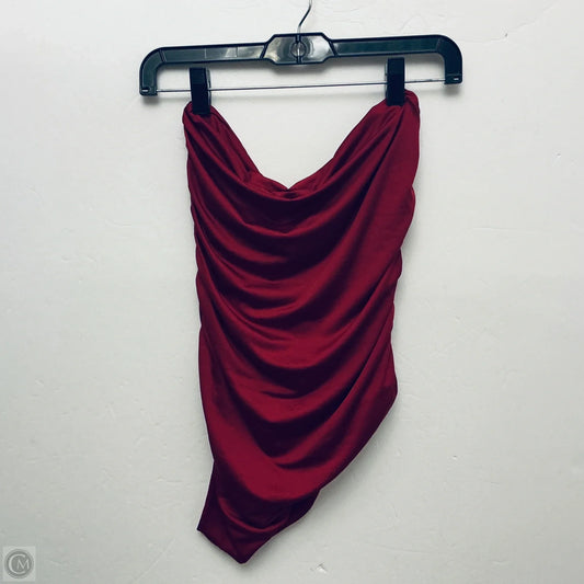 Top Sleeveless By Clothes Mentor In Red, Size: M