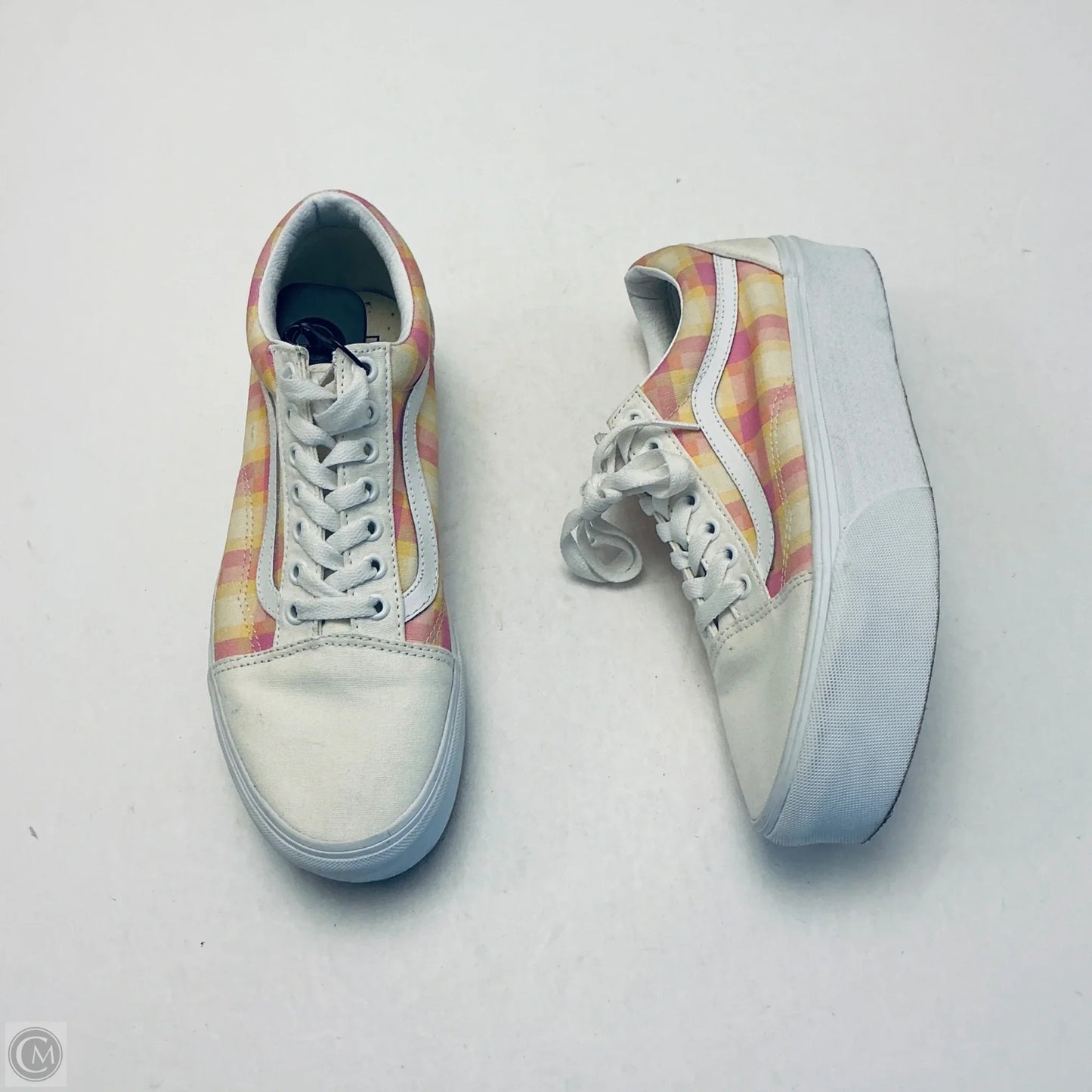 Shoes Sneakers Platform By Vans In Cream, Size: 10