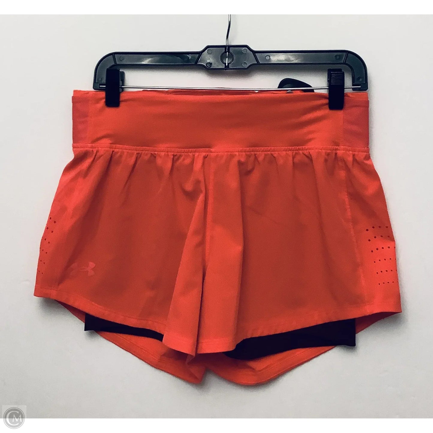 Athletic Shorts By Under Armour In Orange, Size: 8