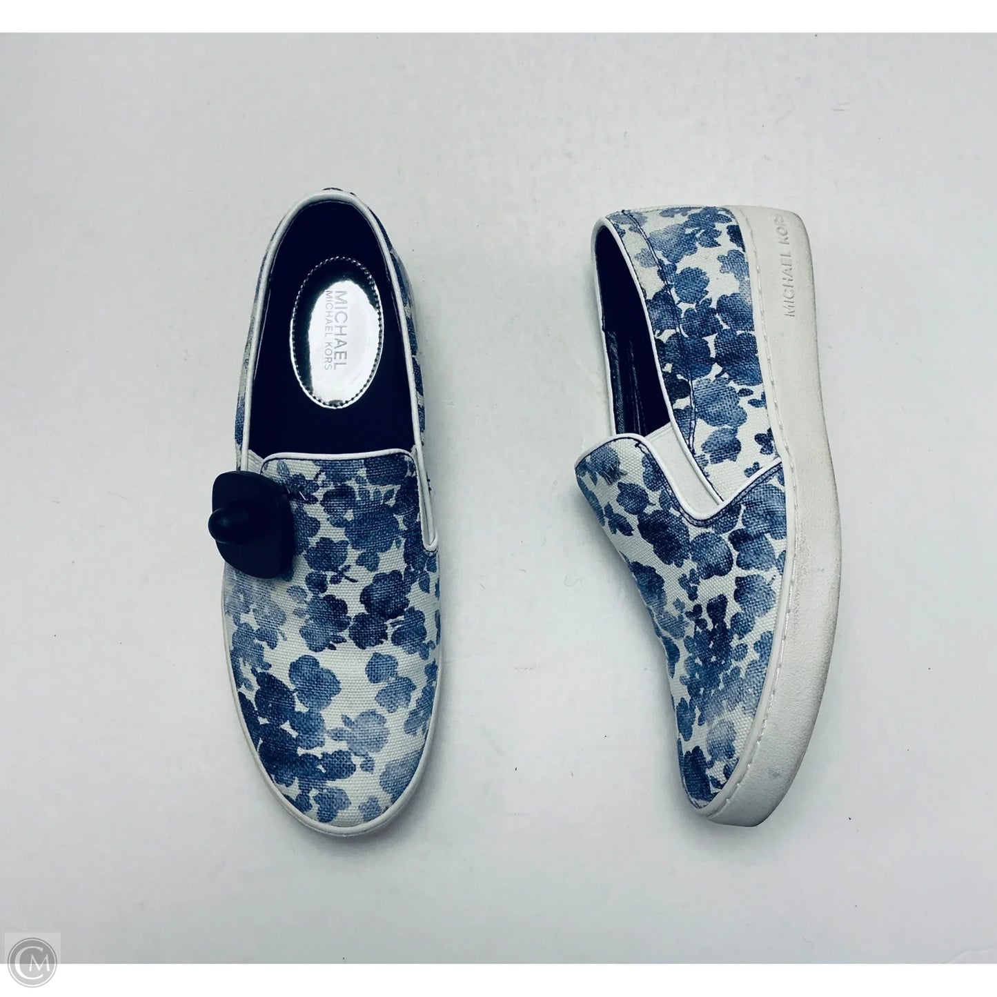 Shoes Designer By Michael Kors In Blue, Size: 9.5
