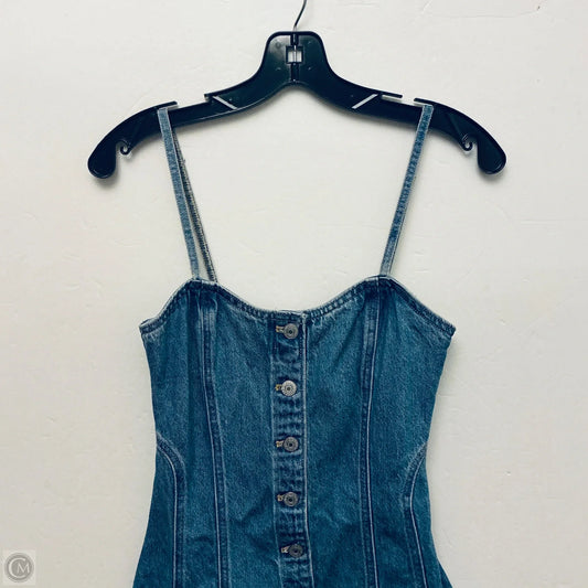 Dress Casual Short By Levis In Blue Denim, Size: Xs