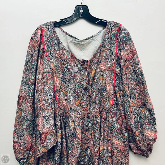 Romper By Rusttydustty In Paisley Print, Size: 3x