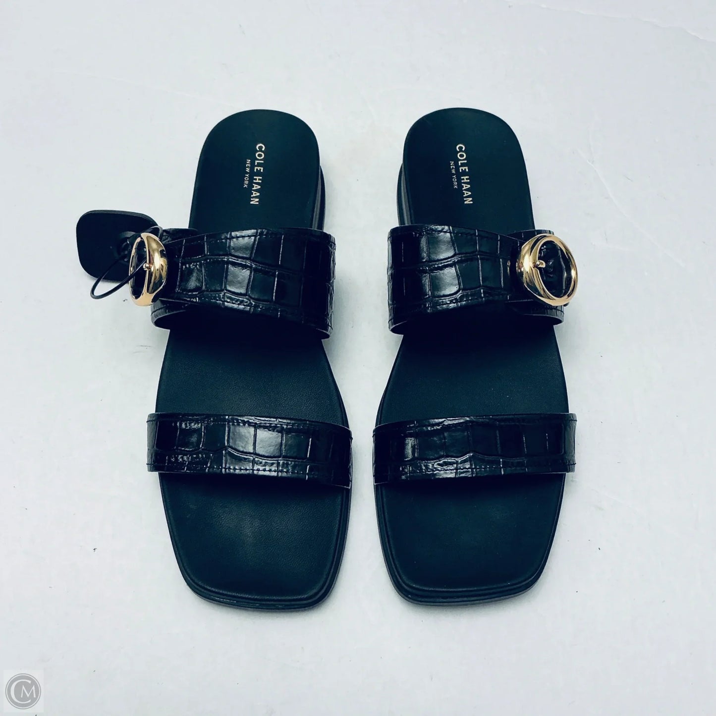 Sandals Flats By Cole-haan In Black, Size: 10