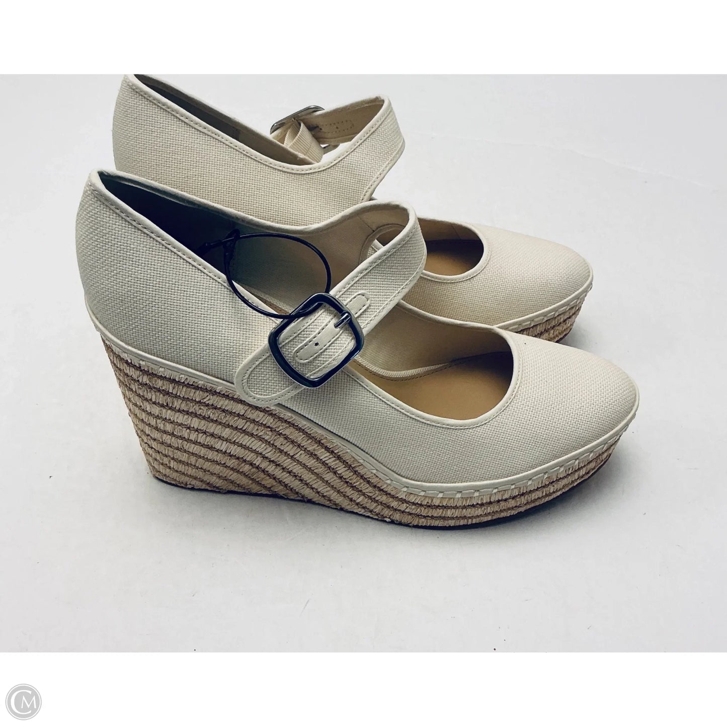 Shoes Heels Wedge By Steve Madden In Beige, Size: 11