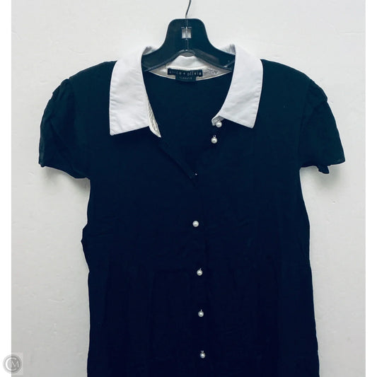 Dress Designer By Alice + Olivia In Black, Size: M