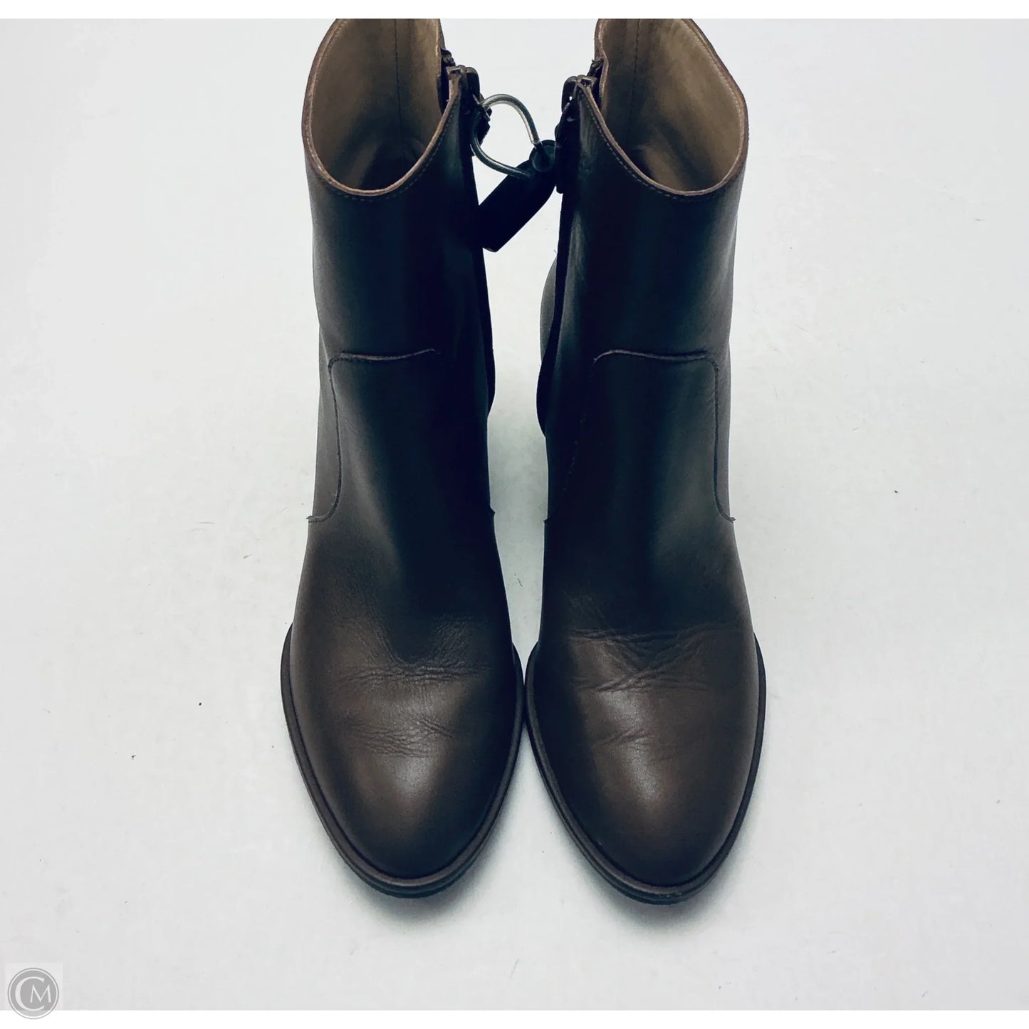 Boots Designer By Stuart Weitzman In Brown, Size: 7.5