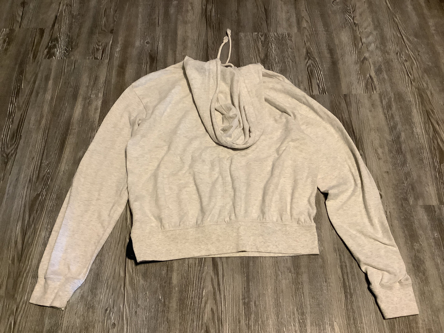 Sweatshirt Hoodie By Nike In Grey, Size: S