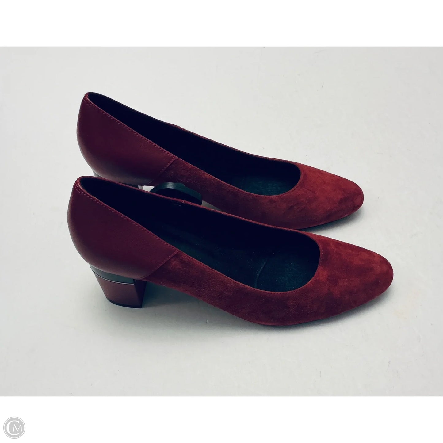 Shoes Heels Block By Vaneli In Red, Size: 10