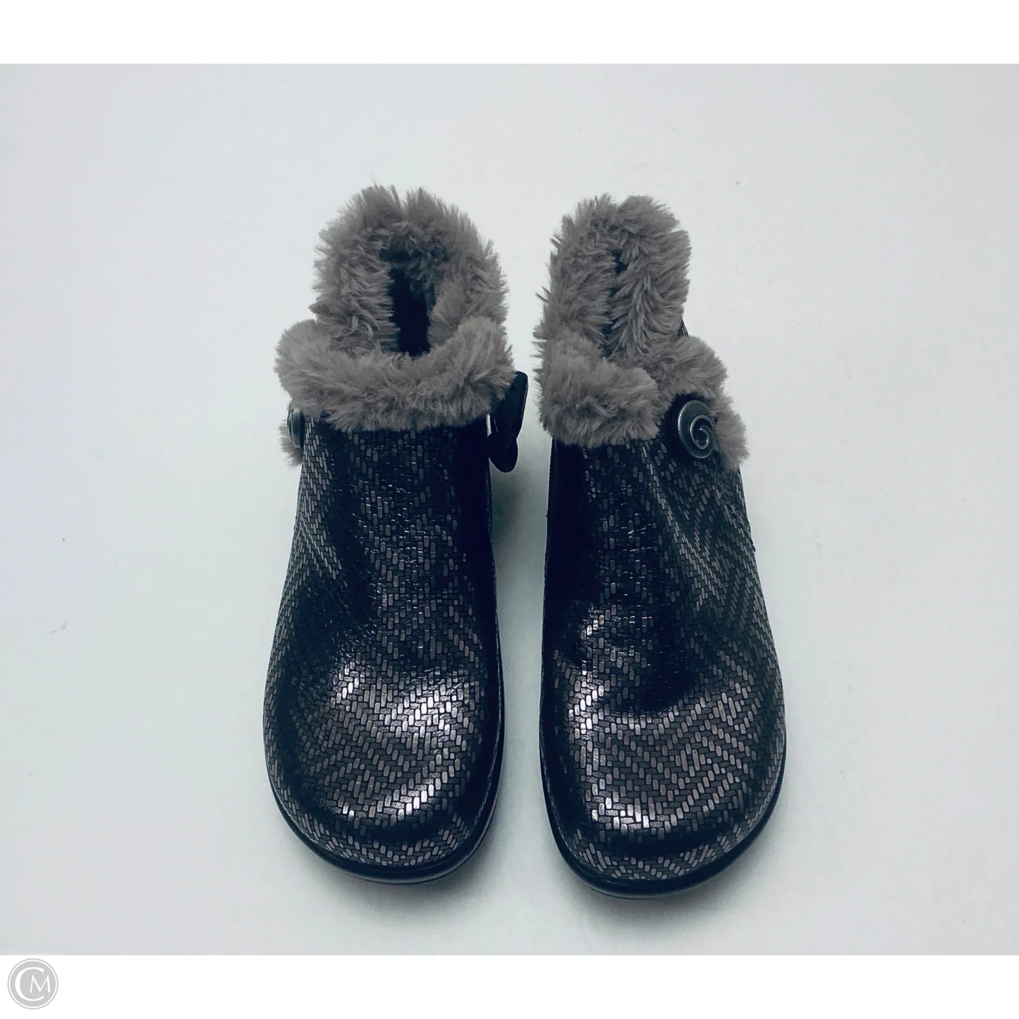 Shoes Flats By Alegria In Silver, Size: 6