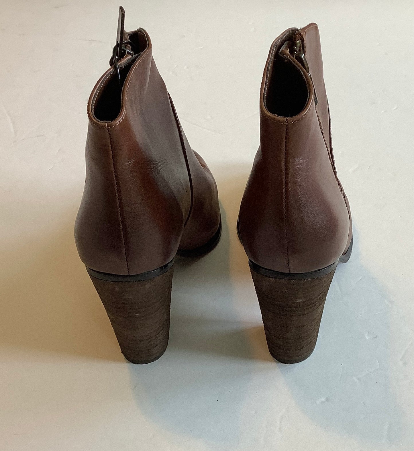 Boots Ankle Heels By Vince Camuto In Brown, Size: 11