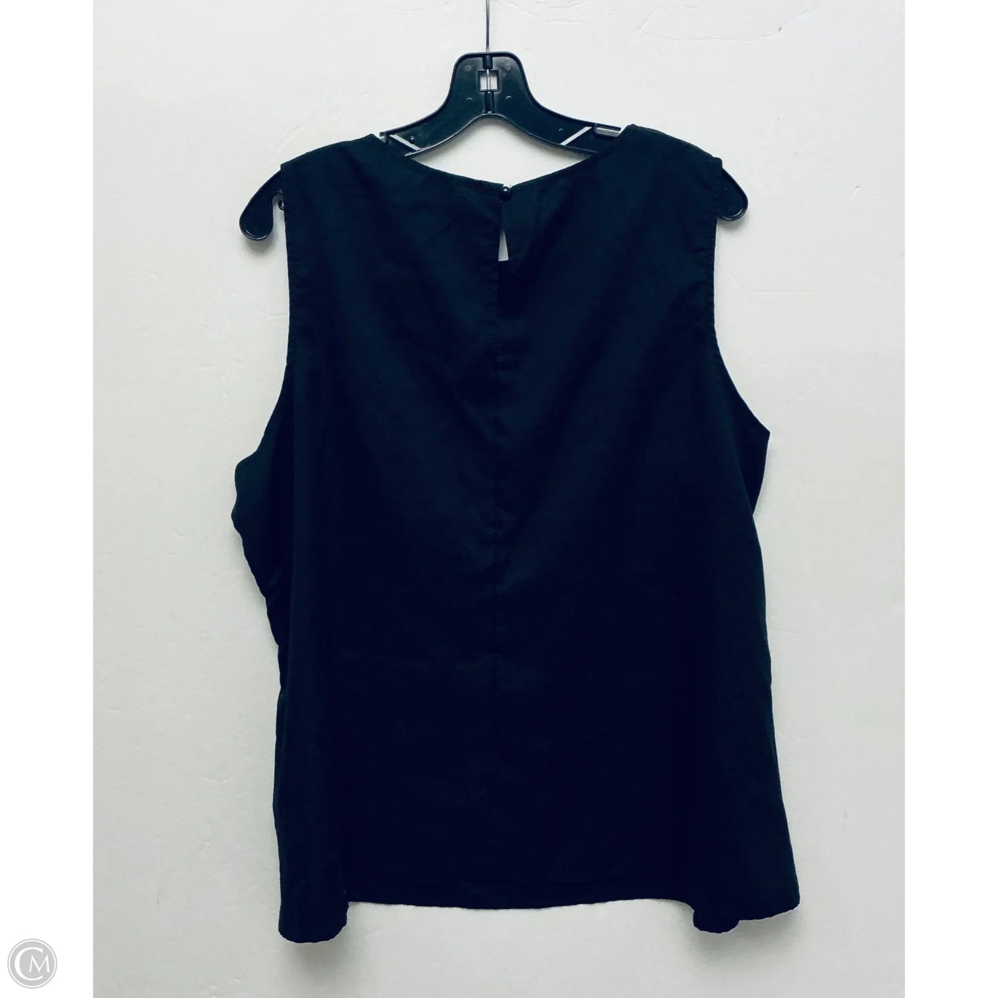 Top Sleeveless Basic By Shein In Black, Size: 2x