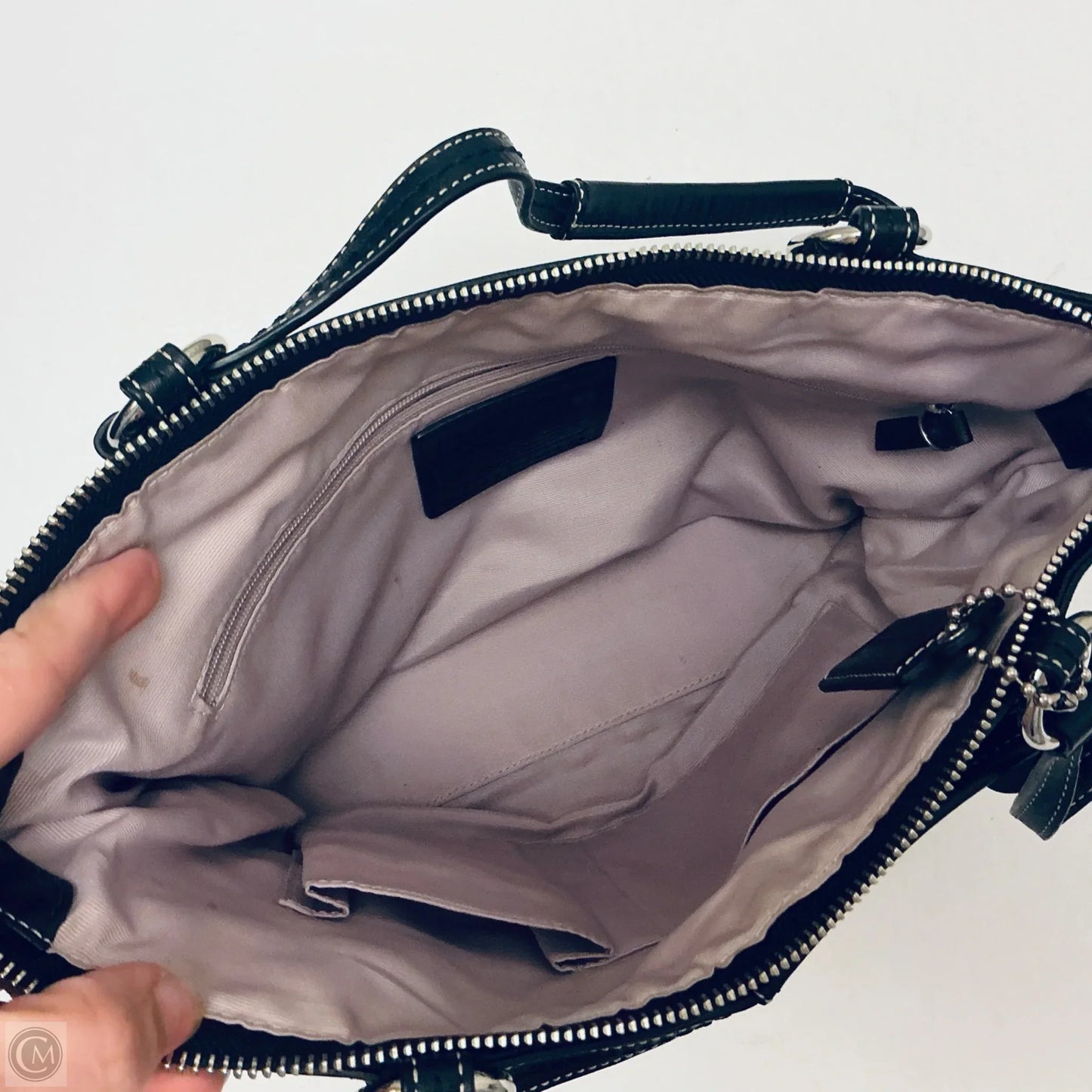 Handbag Designer By Coach, Size: Medium