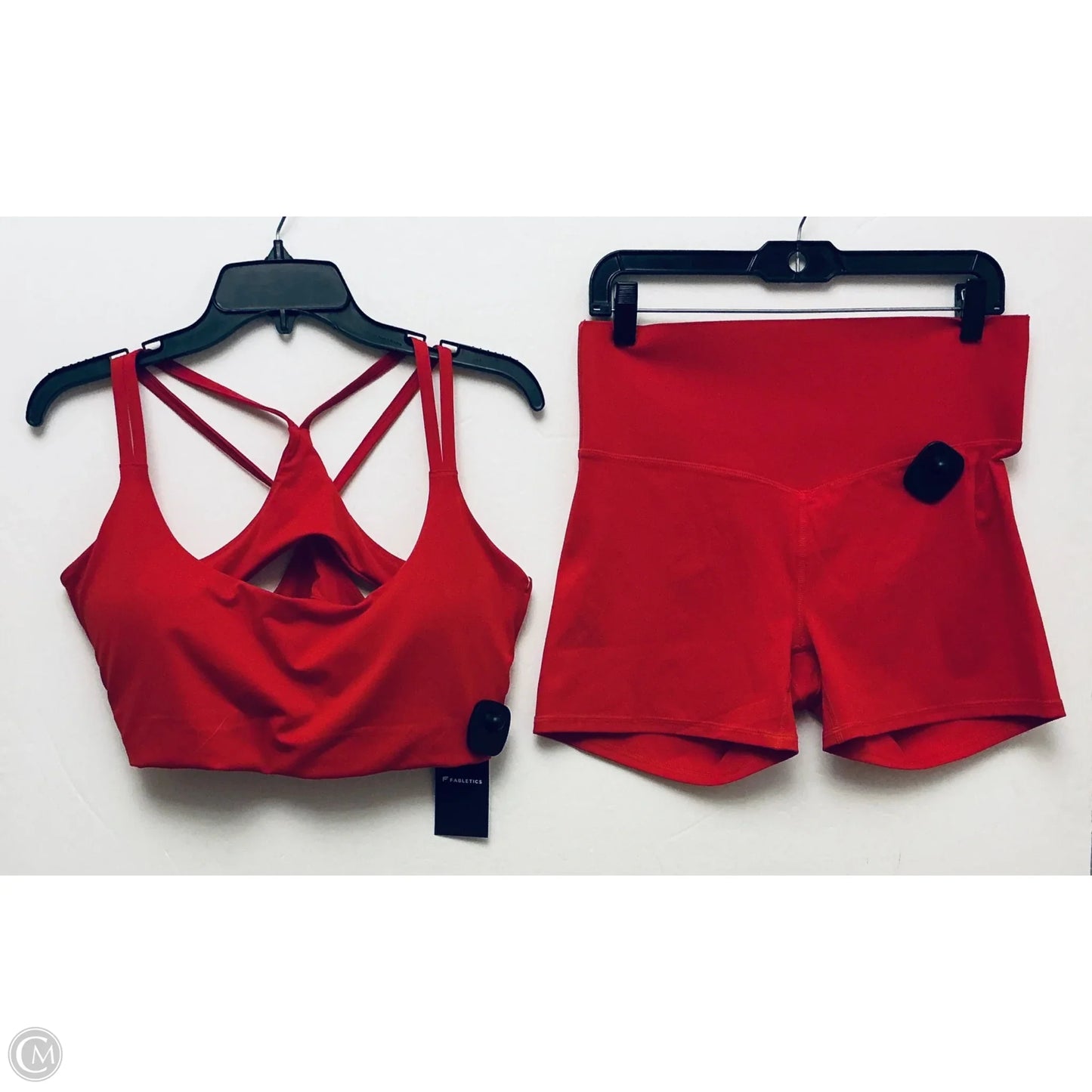 Athletic Shorts 2pc By Fabletics In Red, Size: Xxl