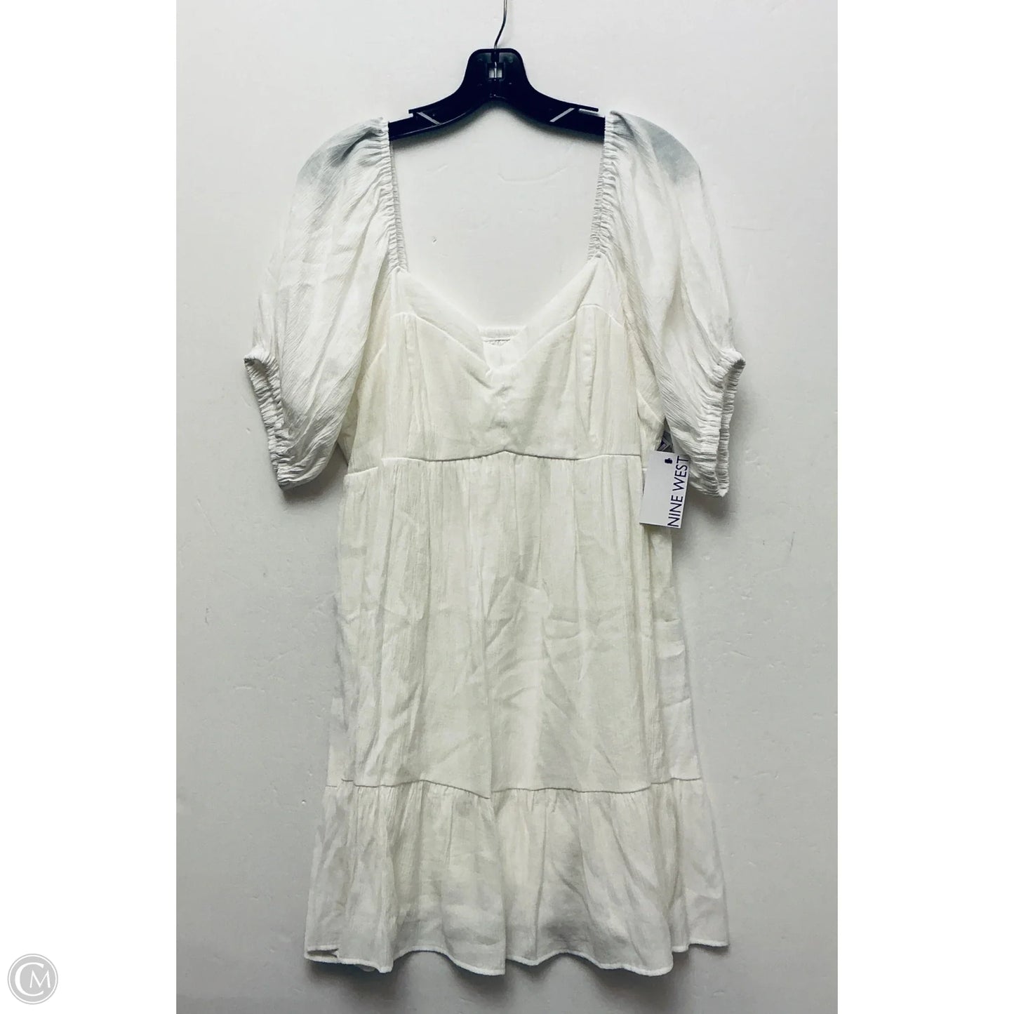 Dress Casual Short By Nine West Apparel In White, Size: Xl