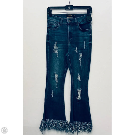 Jeans Straight By Lucky & Blessed In Blue Denim, Size: 4