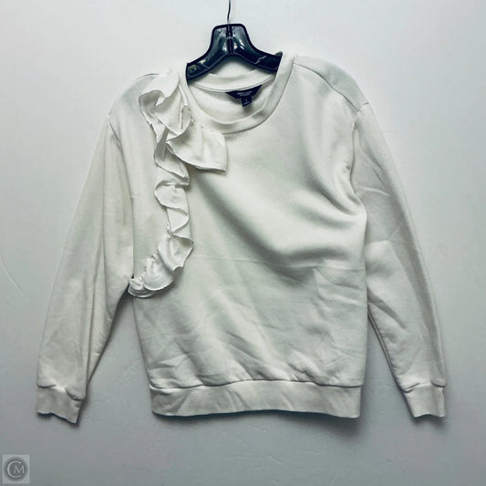 Top Long Sleeve Basic By Simply Vera In Cream, Size: S