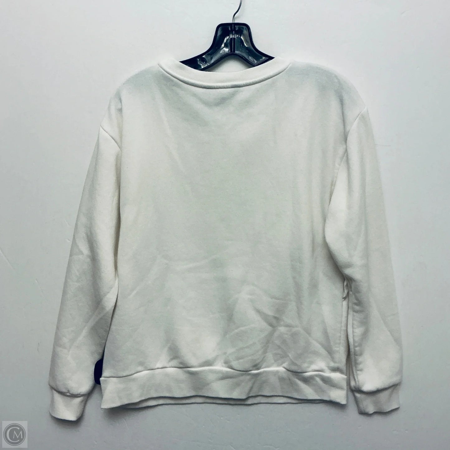 Top Long Sleeve Basic By Simply Vera In Cream, Size: S
