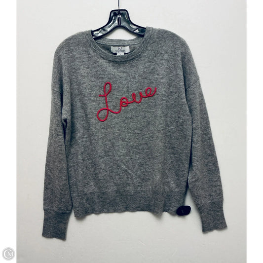 Sweater Cashmere By Magaschoni In Grey, Size: L