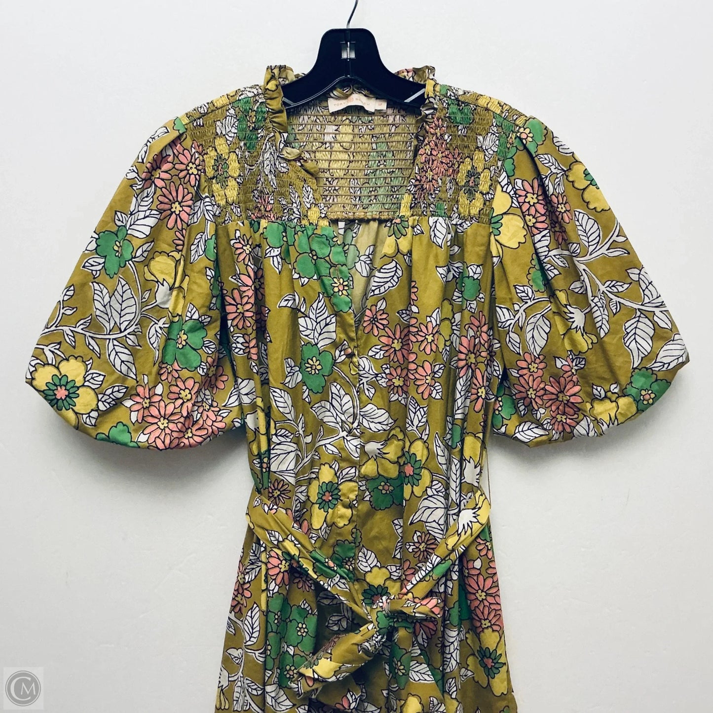 Dress Designer By Tory Burch In Yellow, Size: S