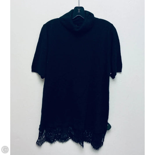 Top Short Sleeve By Apt 9 In Black, Size: Xl