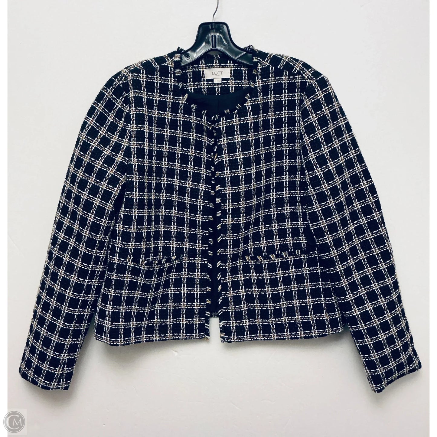 Blazer By Loft In Black, Size: 10