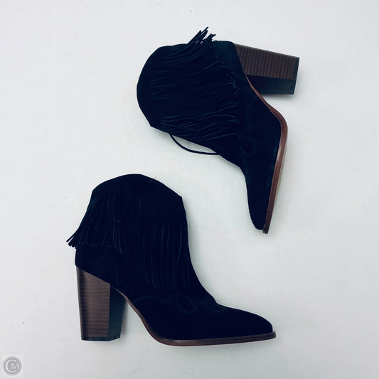 Boots Ankle Heels By Sam Edelman In Black, Size: 10.5