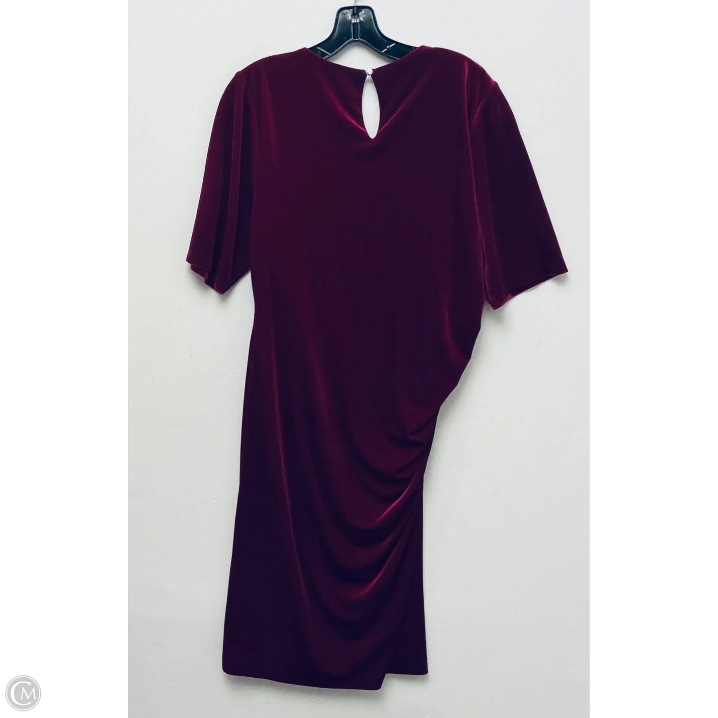 Dress Party Midi By Vince Camuto In Maroon, Size: 14