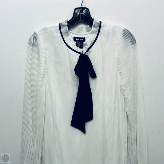 Dress Casual Midi By Dkny In White, Size: 12