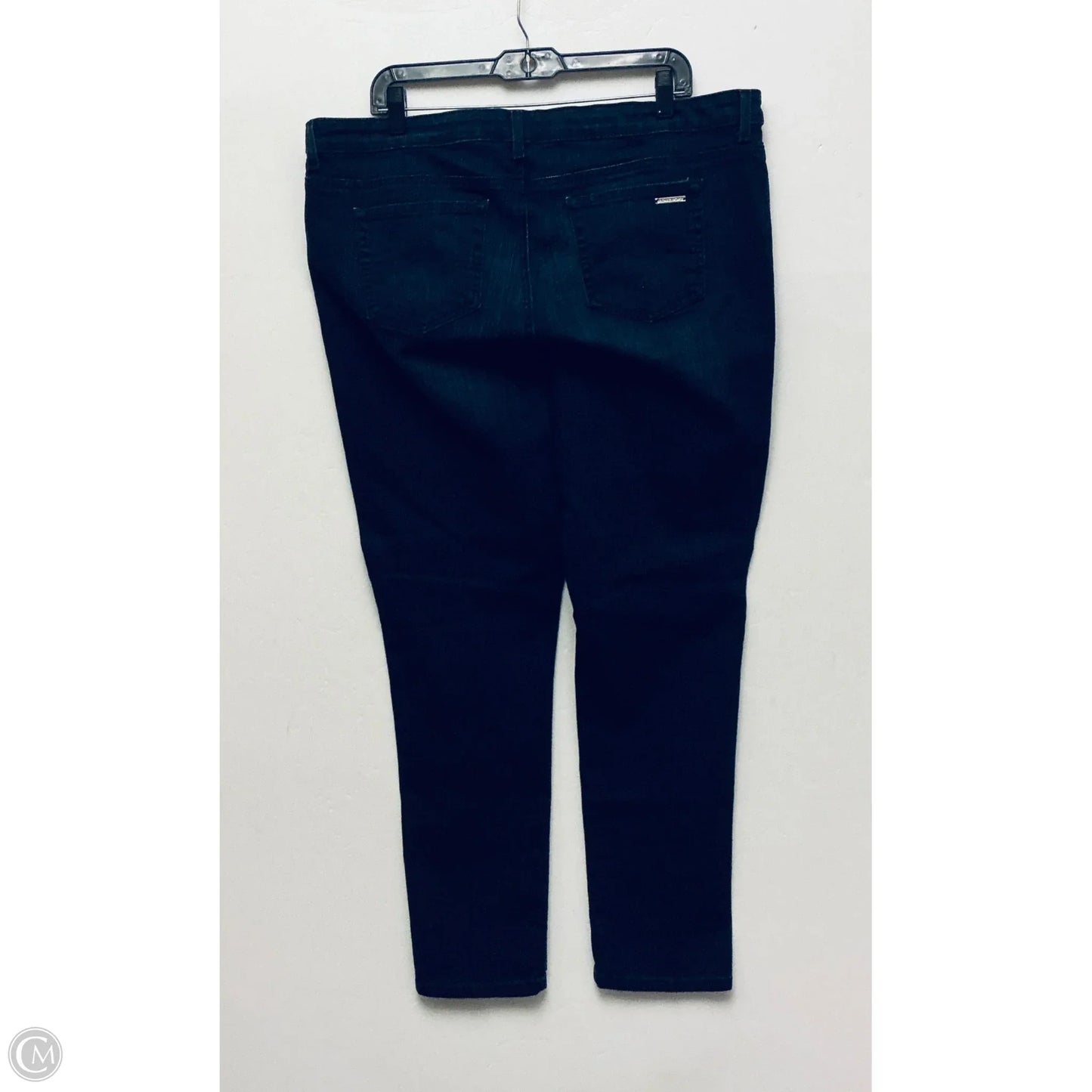 Jeans Straight By Michael By Michael Kors In Blue Denim, Size: 18