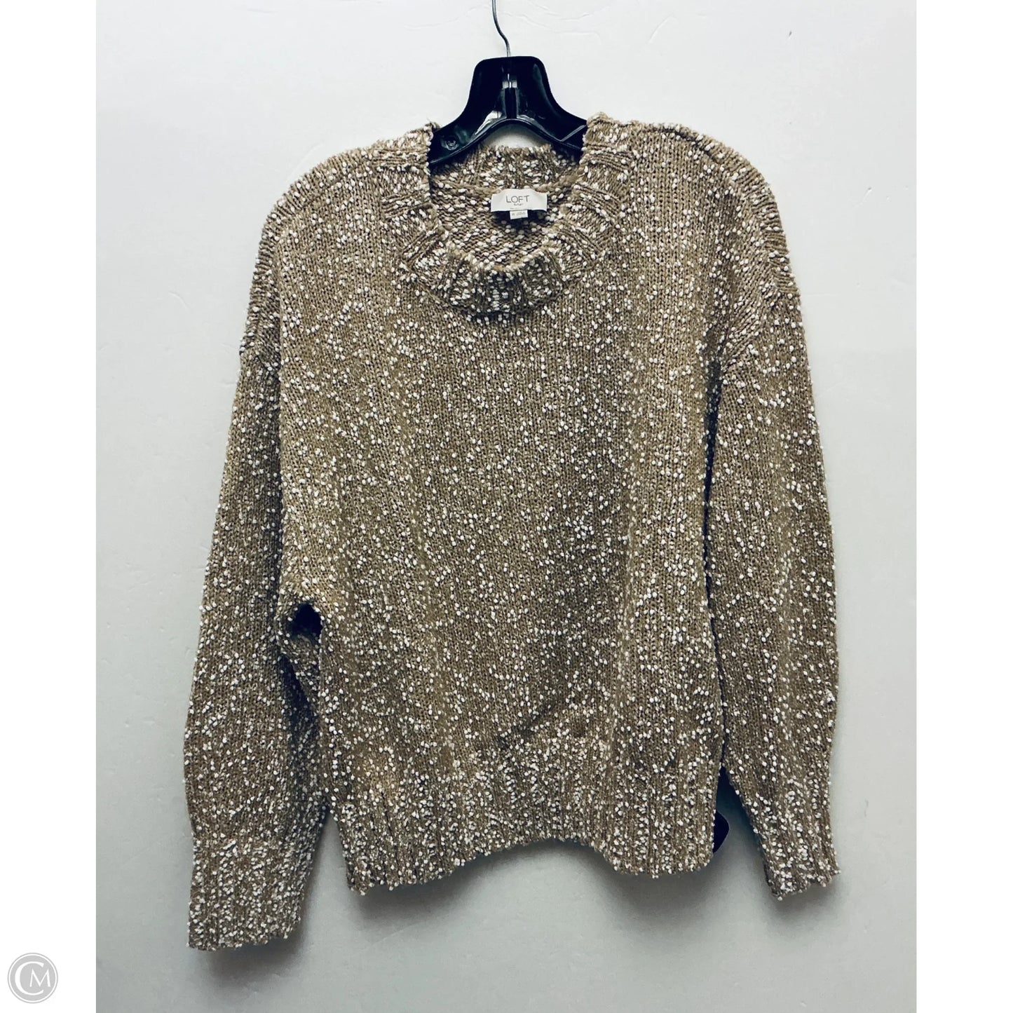 Sweater By Loft In Brown, Size: Xl