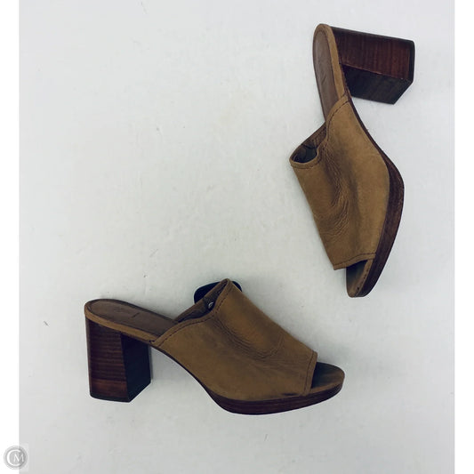 Sandals Designer By Frye In Brown, Size: 8