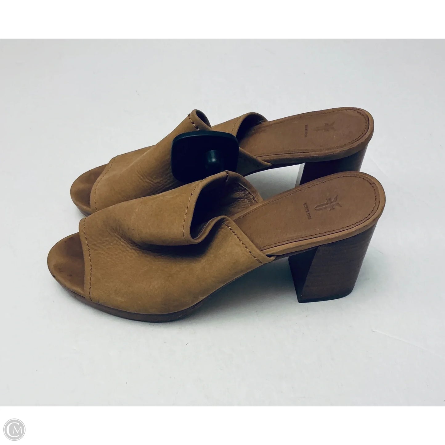 Sandals Designer By Frye In Brown, Size: 8