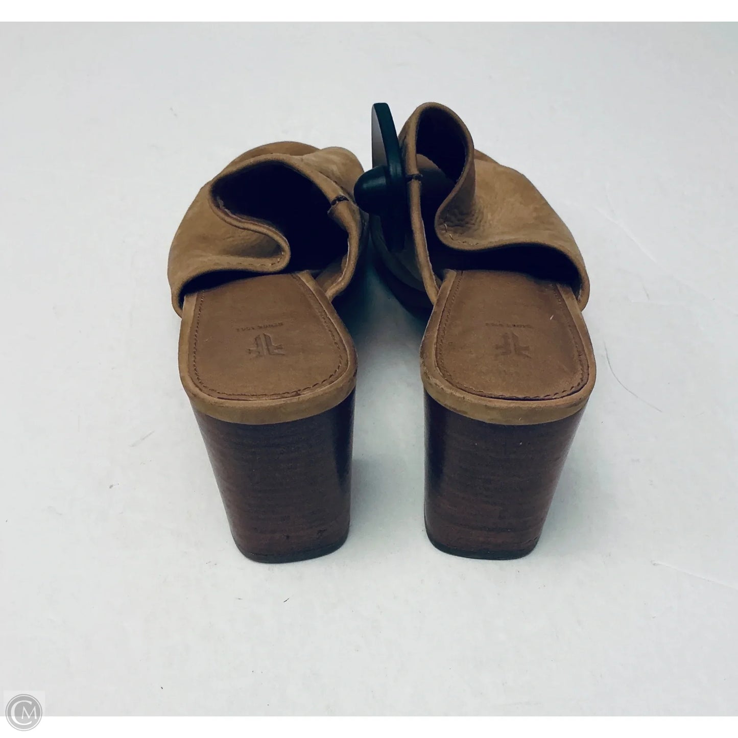 Sandals Designer By Frye In Brown, Size: 8