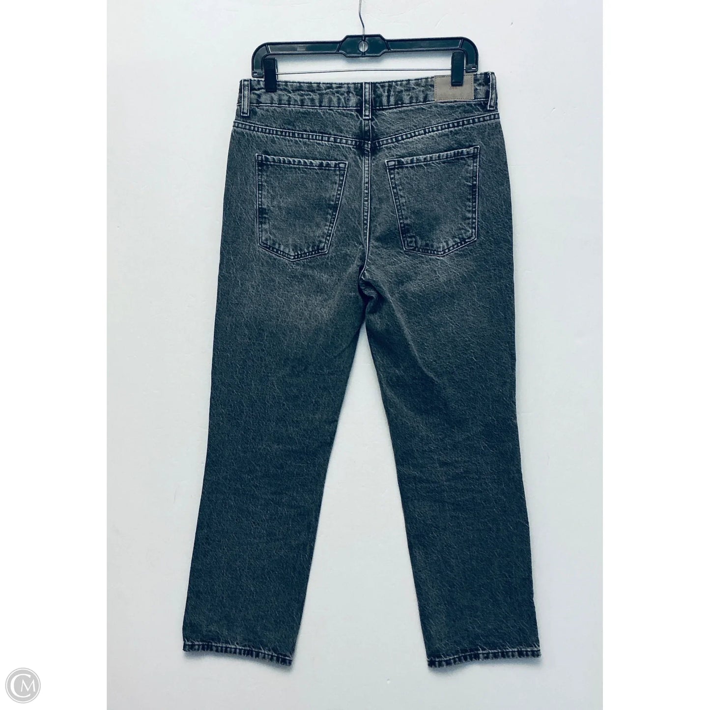 Jeans Straight By Zara In Grey Denim, Size: 6