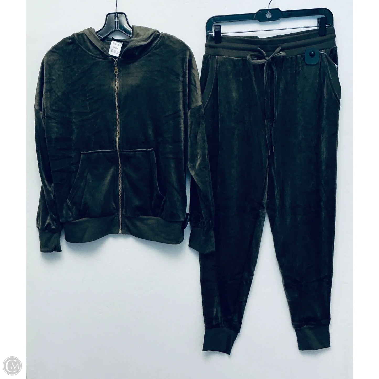 Pants Suit 2pc By Cmc In Green, Size: M