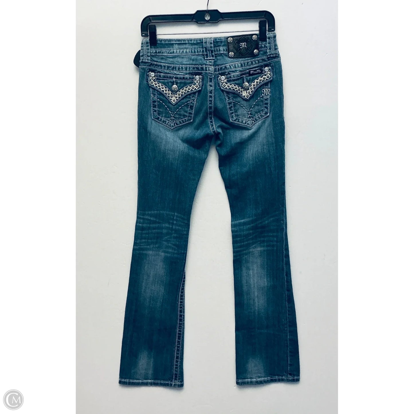 Jeans Straight By Miss Me In Blue Denim, Size: 2