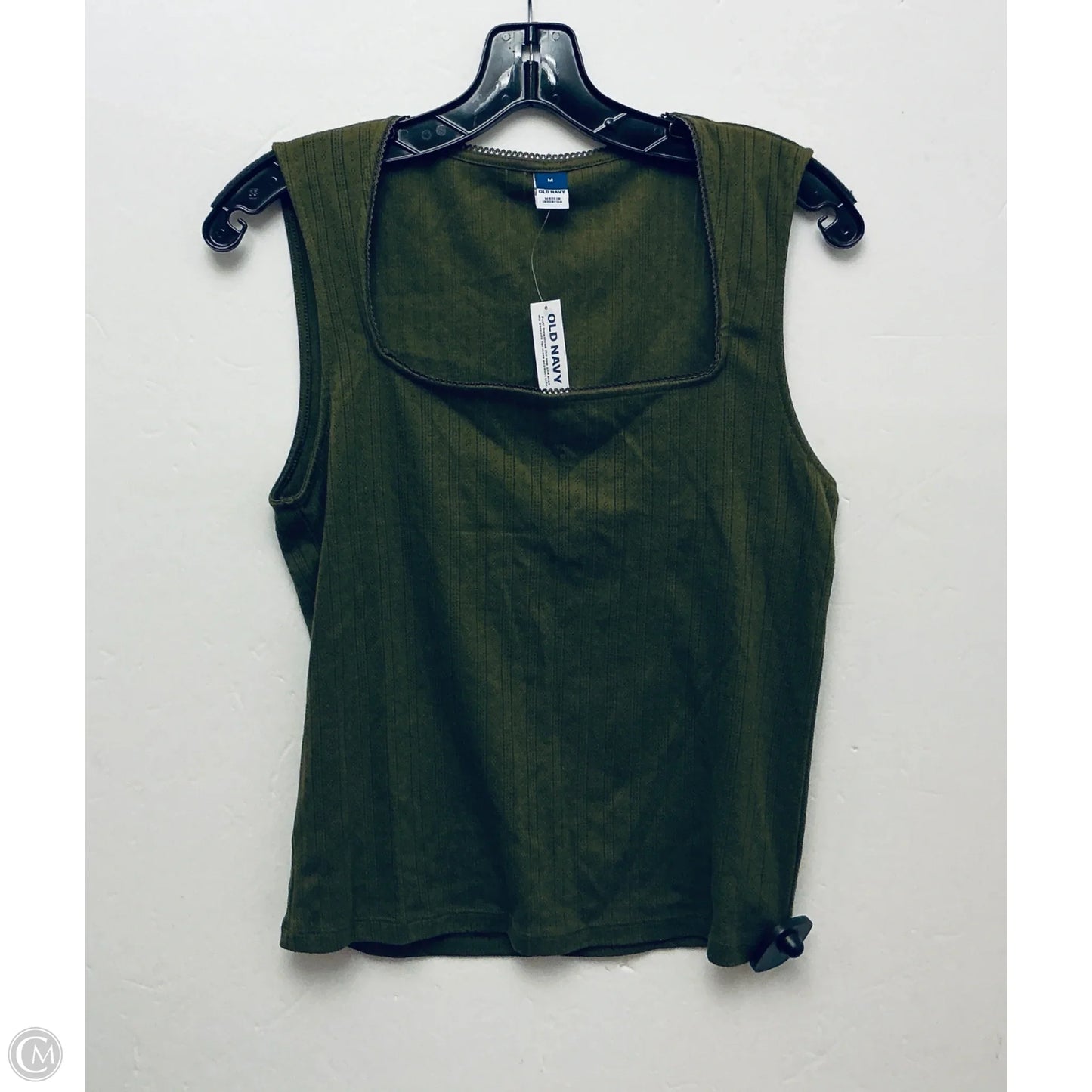 Top Sleeveless By Old Navy In Green, Size: M