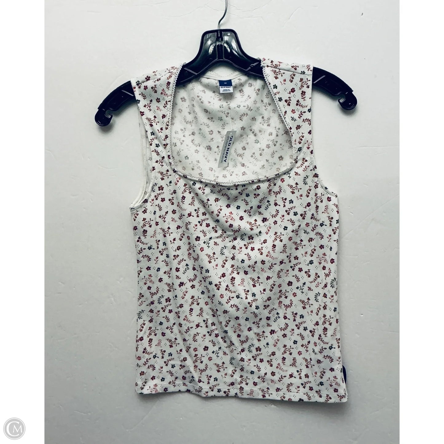 Top Sleeveless Basic By Old Navy In White, Size: M