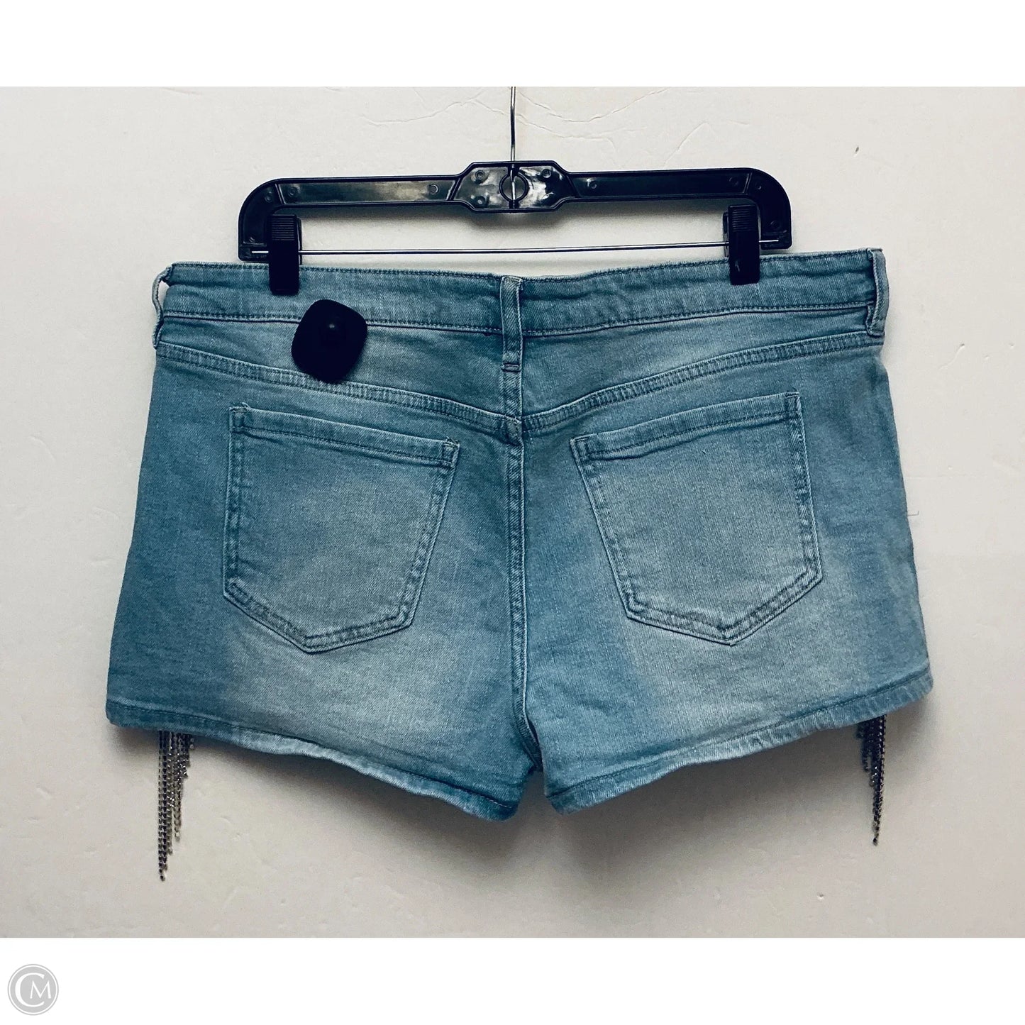 Shorts By Fashion Nova In Blue Denim, Size: 16