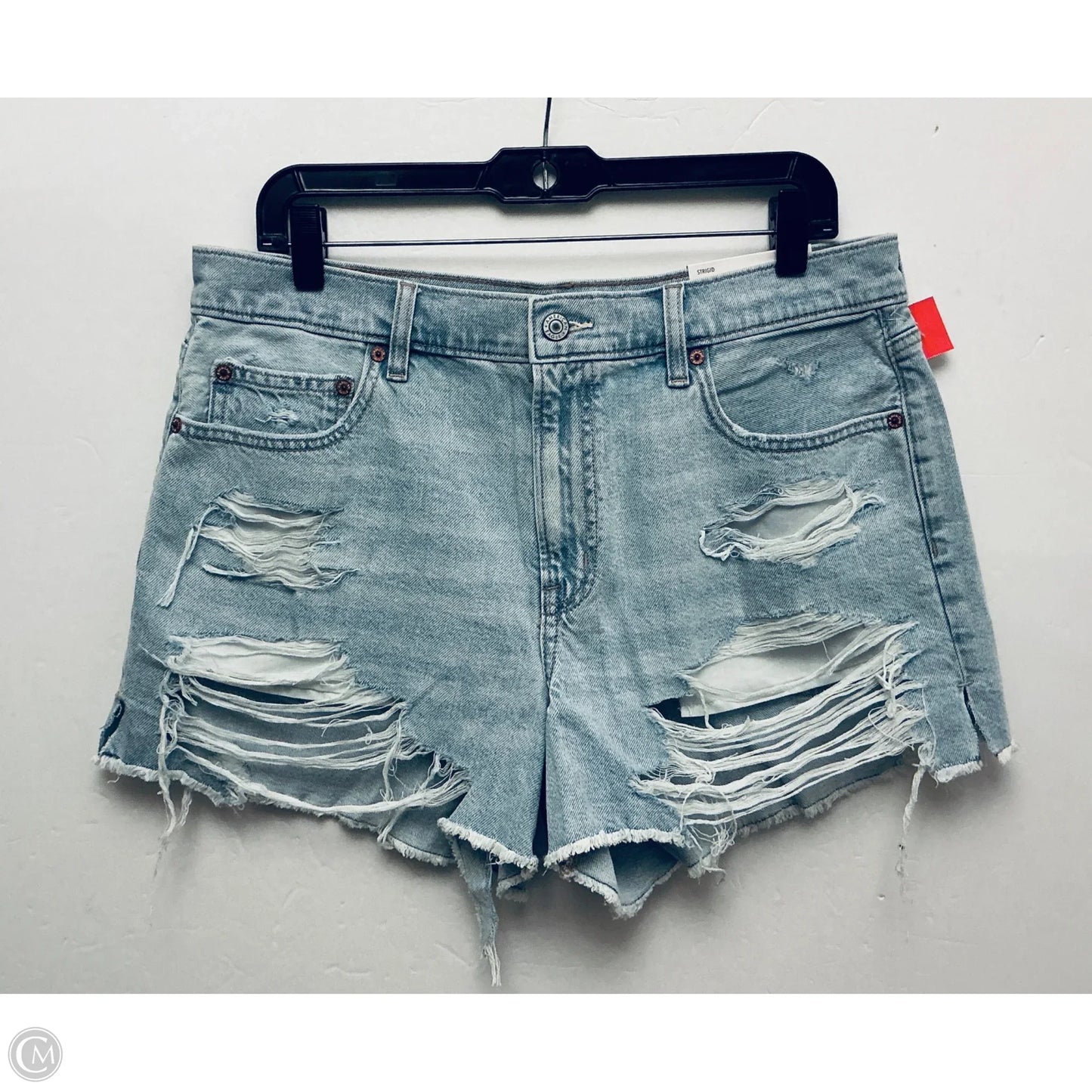 Shorts By American Eagle In Blue Denim, Size: 12