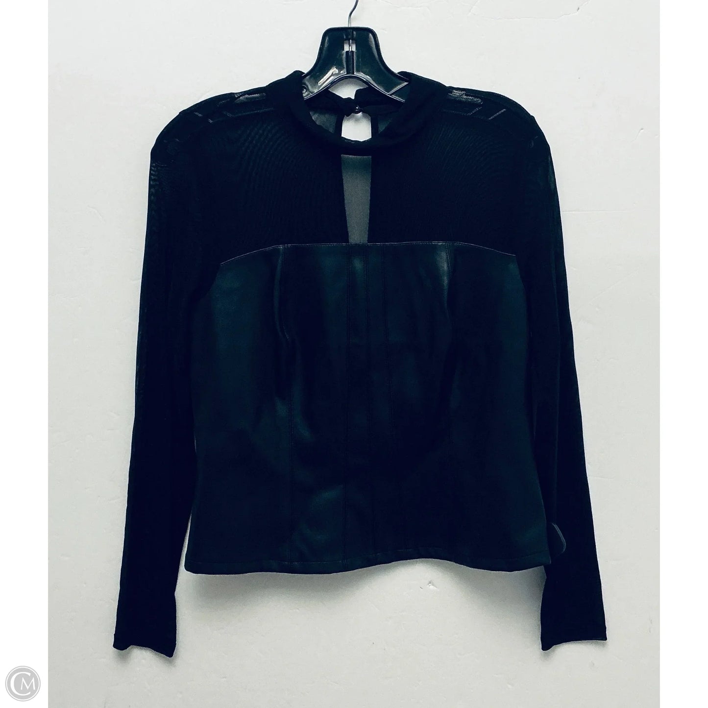 Top Long Sleeve By Bar Iii In Black, Size: M