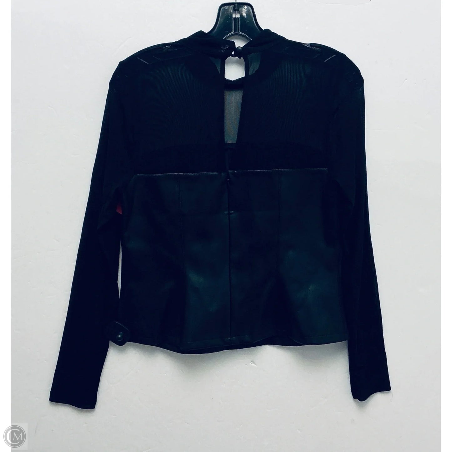 Top Long Sleeve By Bar Iii In Black, Size: M