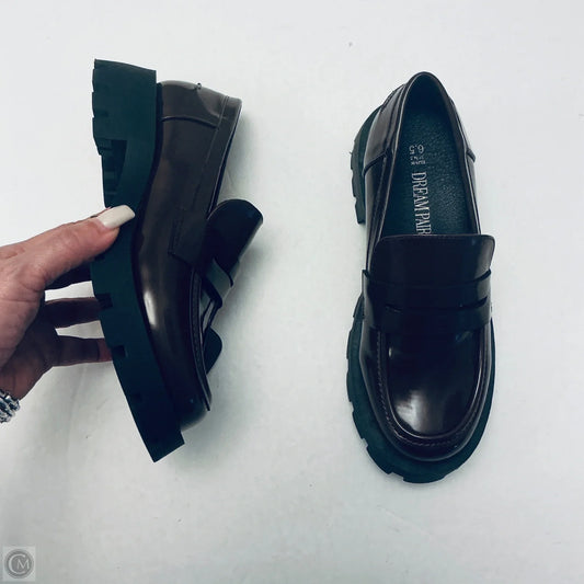 Shoes Heels Wedge By Dream Pairs In Maroon, Size: 6.5