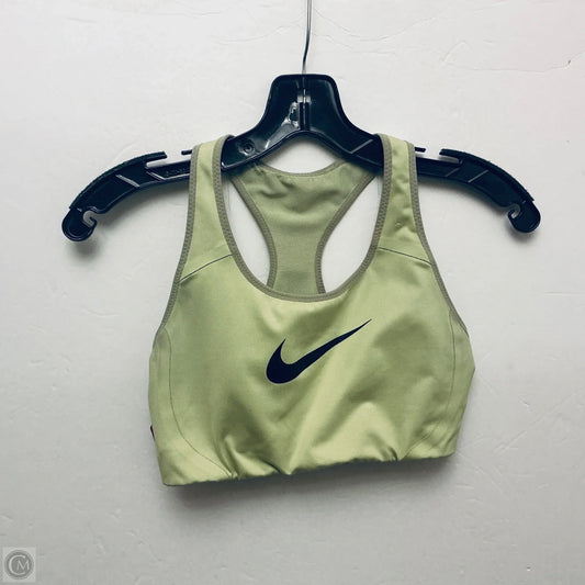 Athletic Bra By Nike Apparel In Green, Size: S