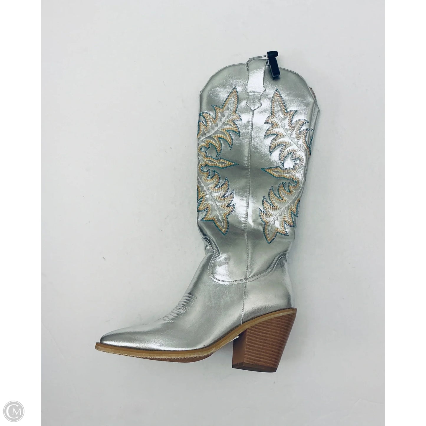 Boots Western By Cmc In Silver, Size: 10
