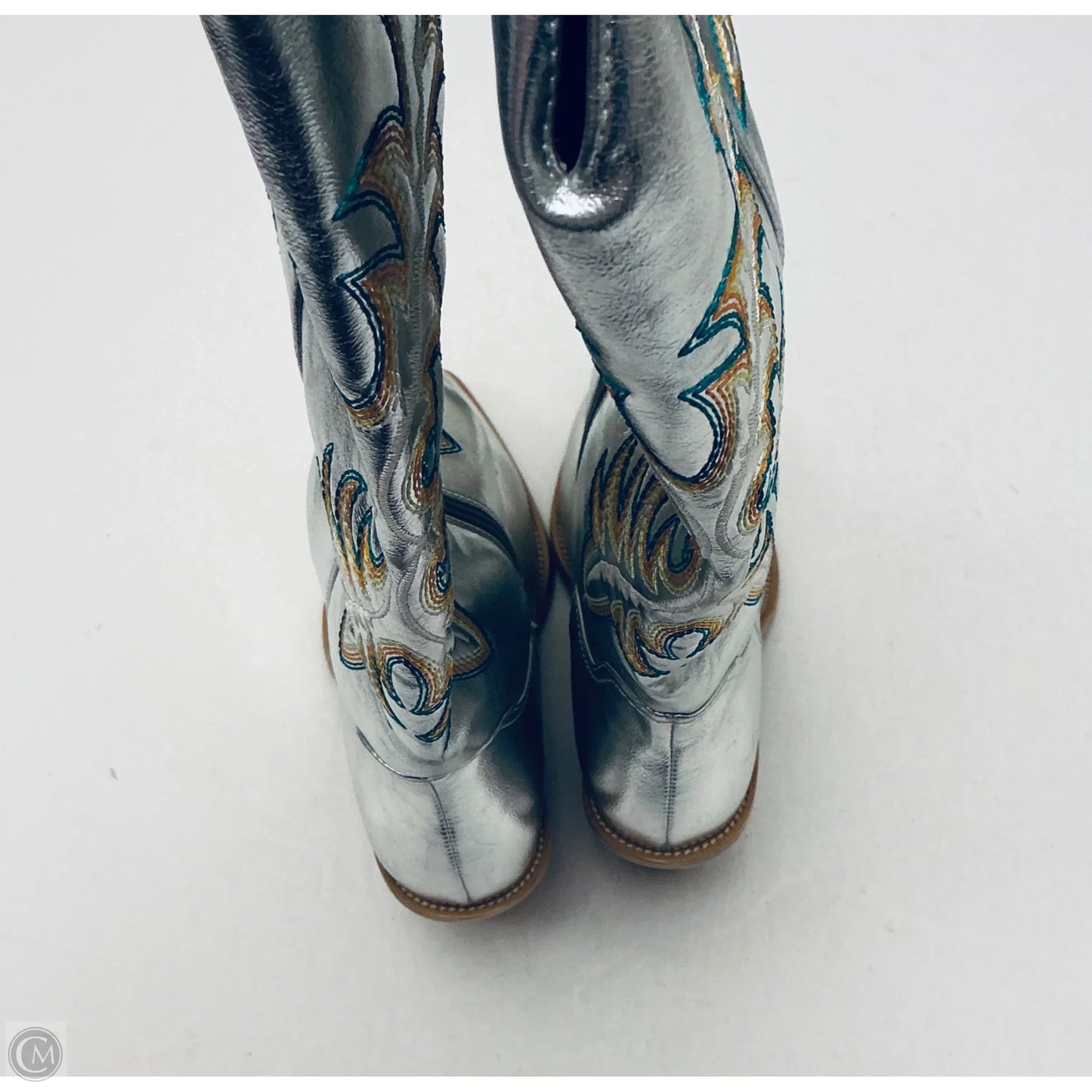 Boots Western By Cmc In Silver, Size: 10