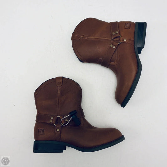 Boots Designer By Frye In Brown, Size: 7.5