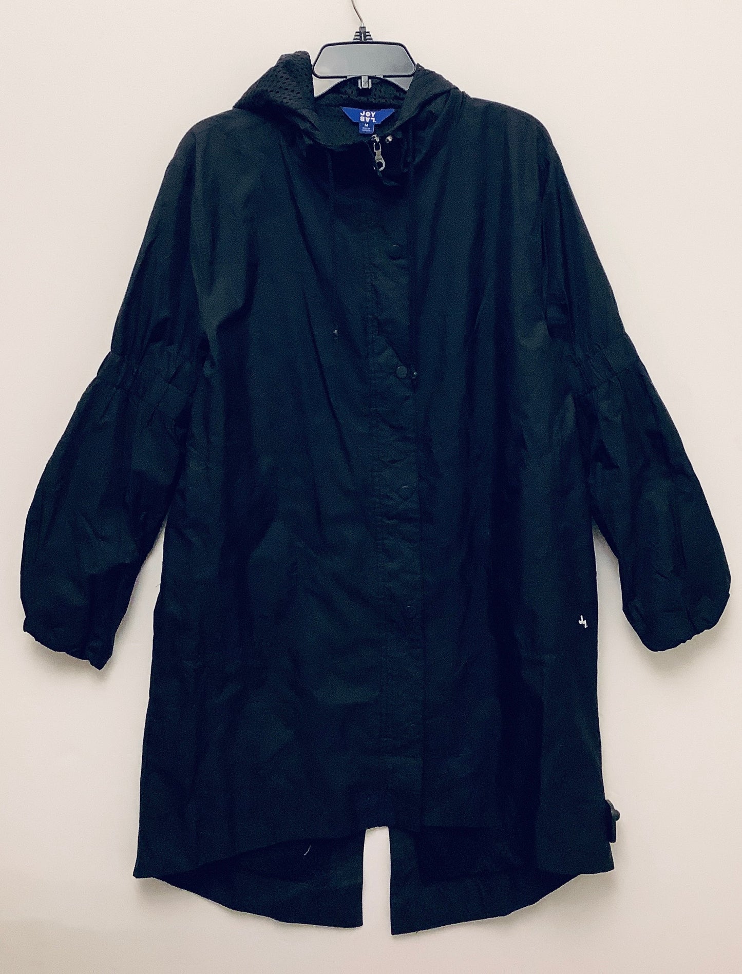 Coat Raincoat By Joy Lab In Black, Size: M